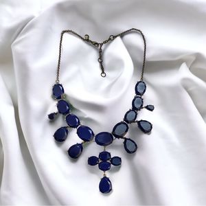 J Crew chunky blue necklace